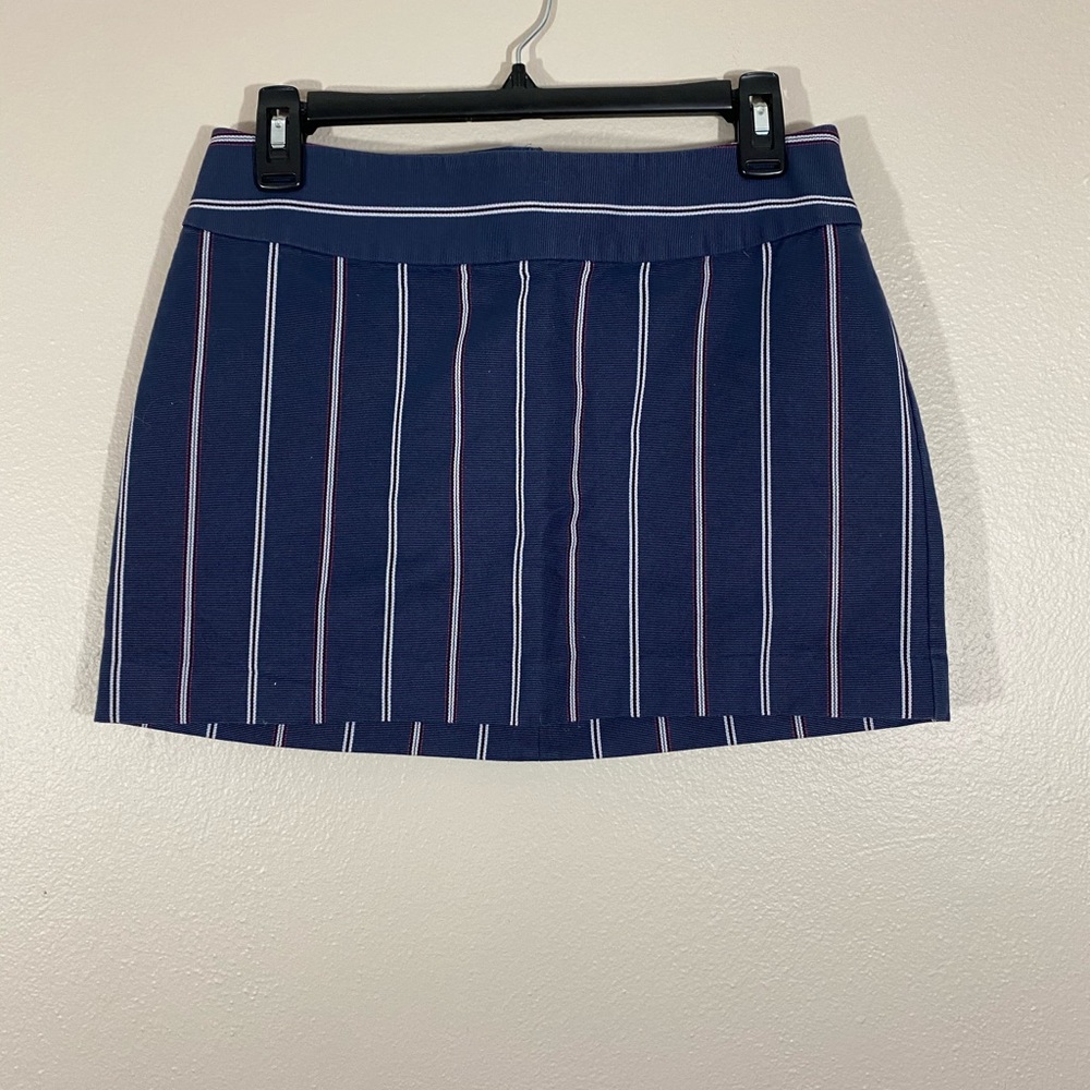 EXPRESS striped mini skirt